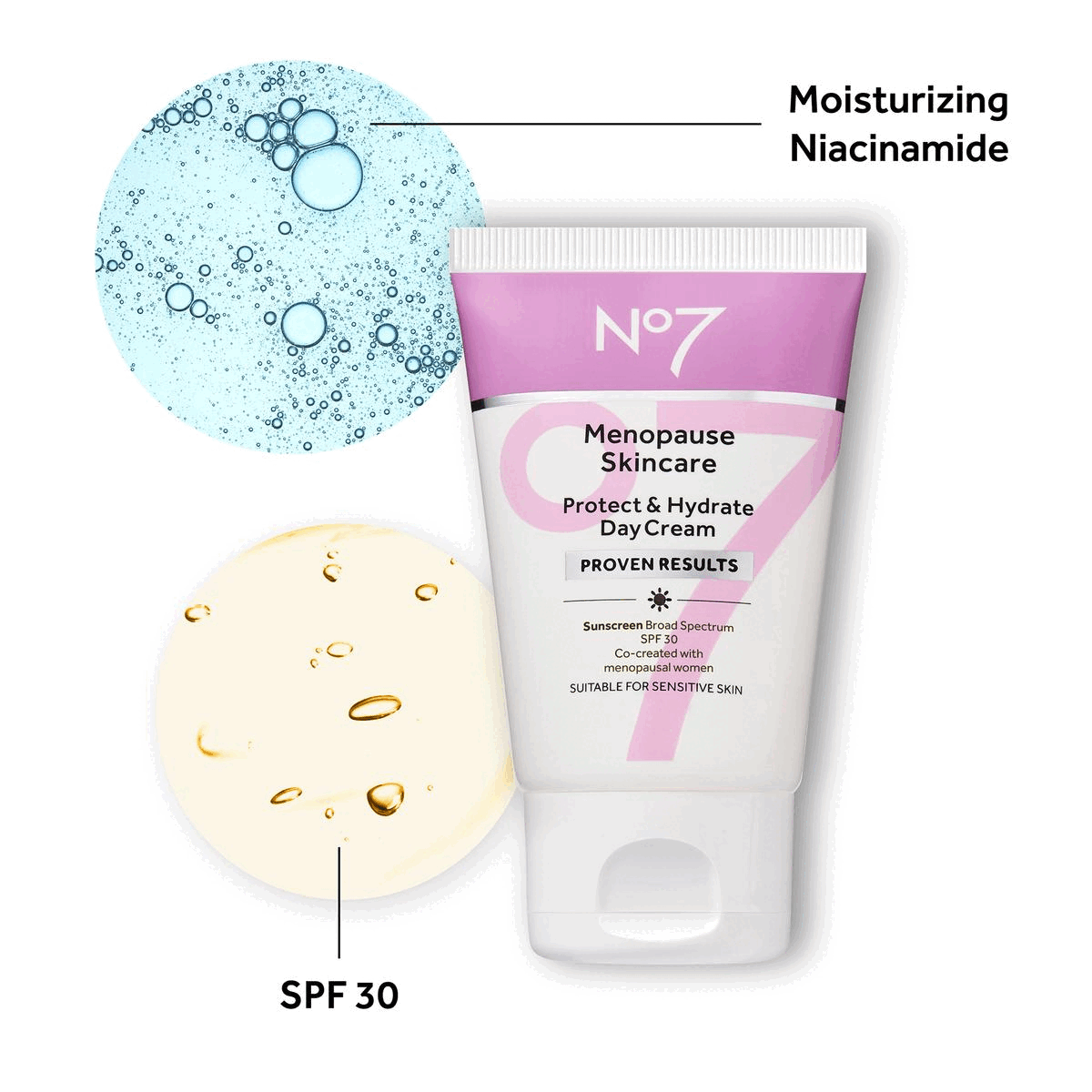 Moisturizing niacinamide.SPF 30, Instantly smoother, more even-looking skin* * Consumer study.