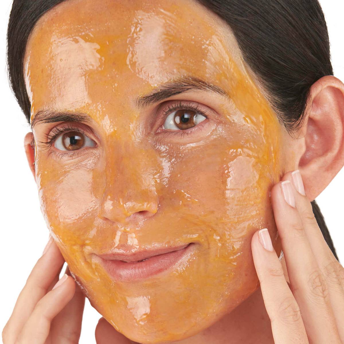 Woman applying No7 Laboratories Resurfacing Skin Paste